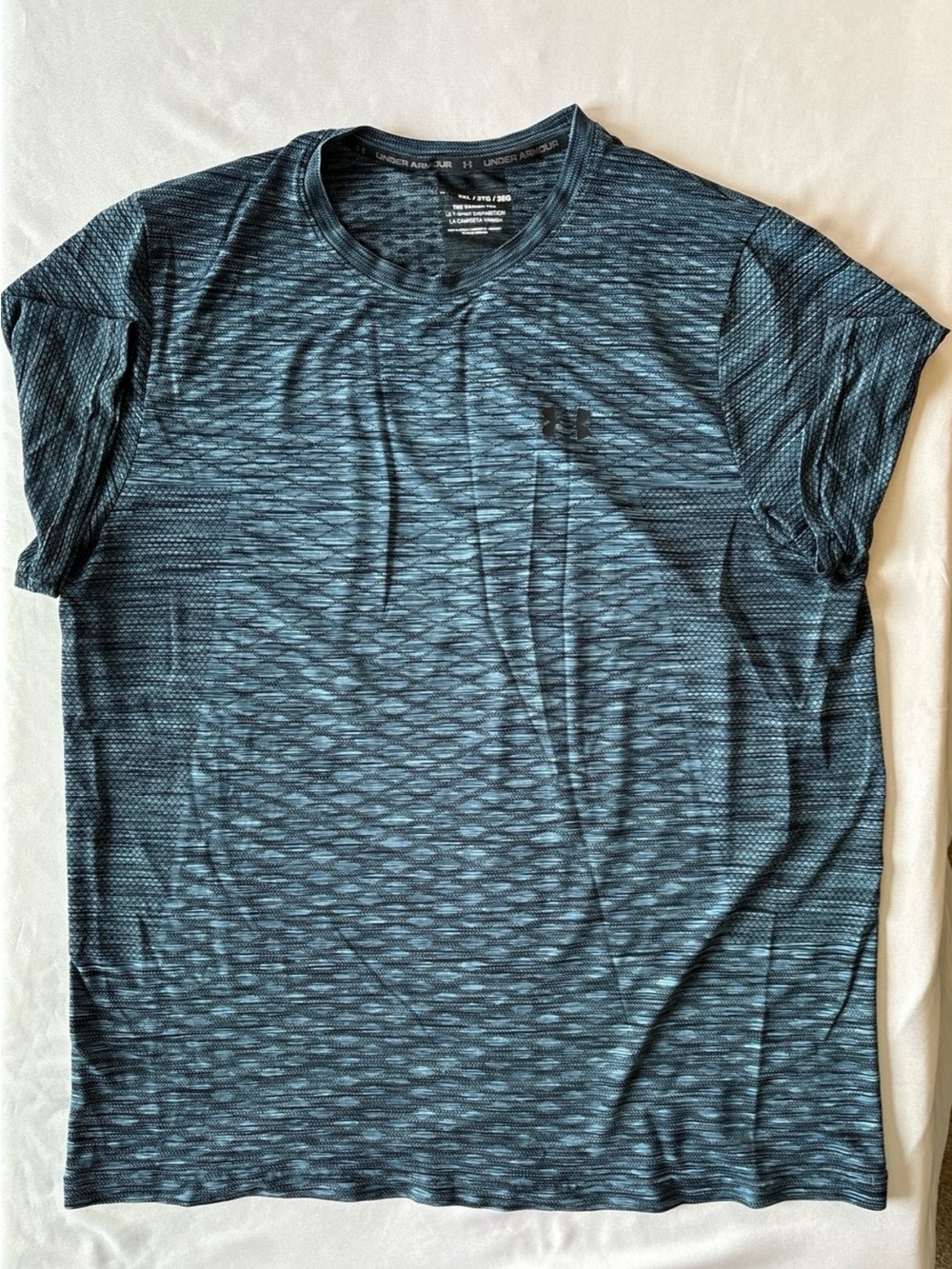 Under Armour Men’s Blue Patterned Short Sleeve Performance Tee